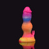 18 cm Regenbogen Silikon Fantasy Dragon Dildo