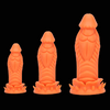 Oranger 9 cm Dicker Stacheln Dragon Dildo