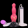 21 cm Rot Aufblasbarer Dog Squirtingdildo