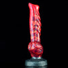 24 cm gerippter Lava-Monsterpferd-Dildo