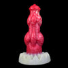 23 cm Doppelknoten Roter Monsterdildo