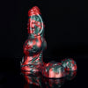 19 cm Red Devil Silikon Knot Dog Dildo