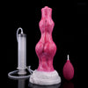 20 cm Silikon Fantasy Double Knot Squirting Dildo