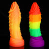 21 cm Drachenform Dick Regenbogen Fantasy Dildo